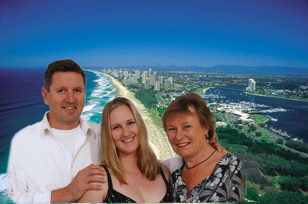 Connie Olle & Mona, and the Gold Coast in October 2008