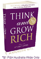 Olle Persson, Stuart Zadel and book give away, Think and grow rich.